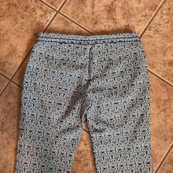 Tory Burch 0 black white high rise work pant - Picture 6 of 7